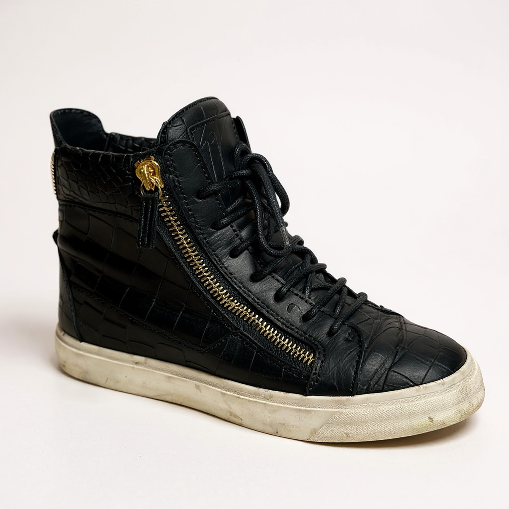 Baskets Giuseppe Zanotti - 38,5 - Noir - État : Très bon