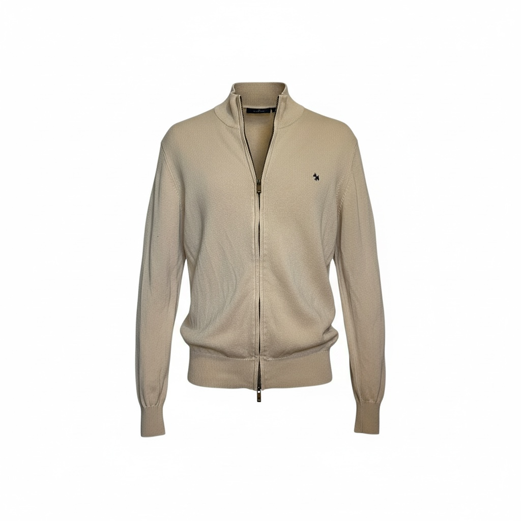 Cardigan Burberry - M - Crème - État : Très Bon