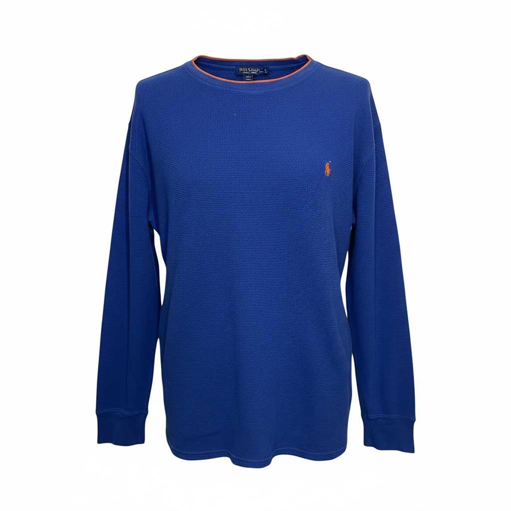 Pull homme Polo Ralph Lauren - L - Bleu - État : Excellent