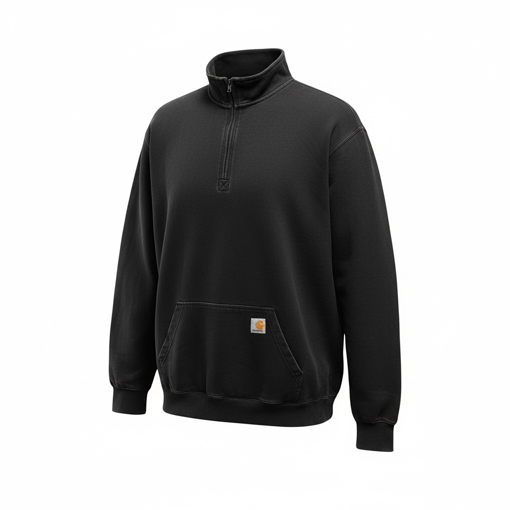 Sweat-shirt demi-zip Carhartt - Xxl - Noir - État : Excellent