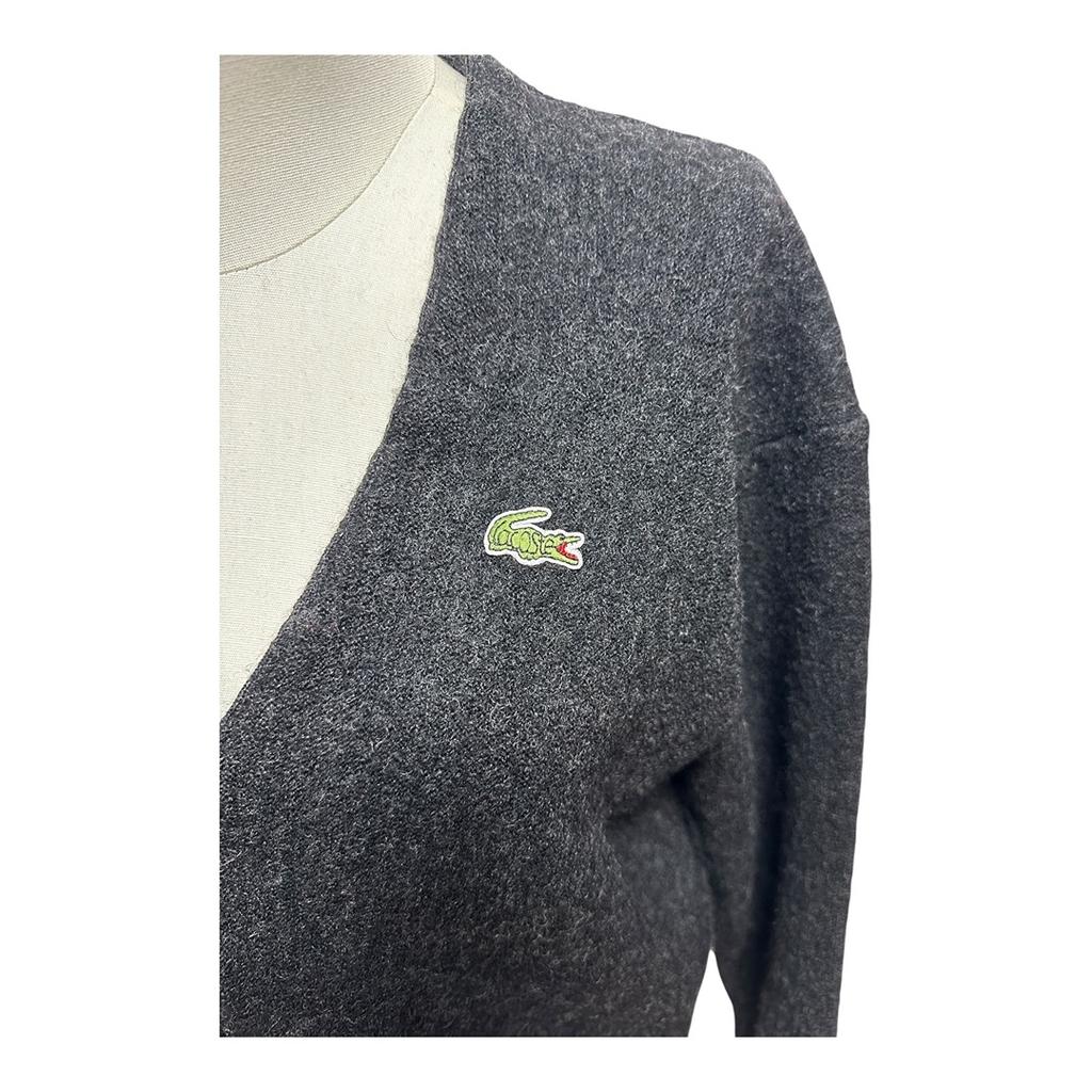 Cardigan Lacoste - Xs - Gris - État : Très Bon