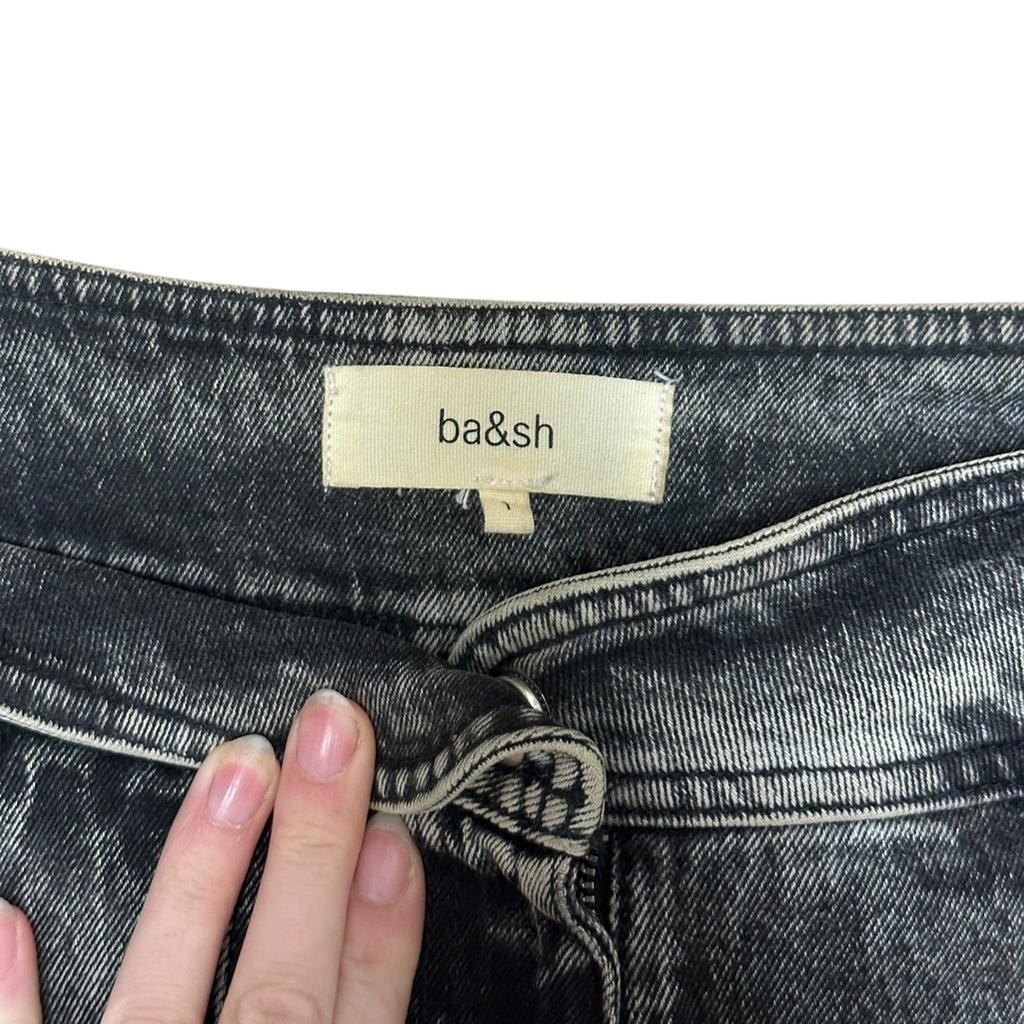 Jeans Taille Haute Ba&sh - S - Gris - État : Excellent