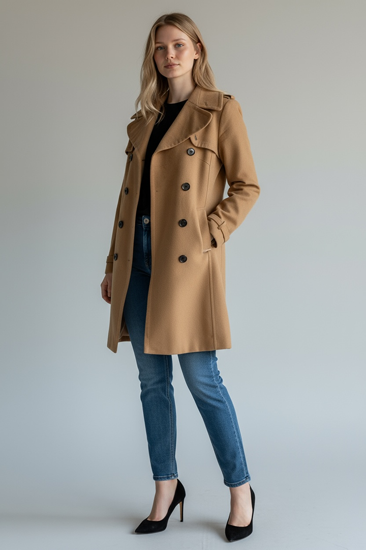Manteau Long Burberry - M - Beige - État : Très bon état