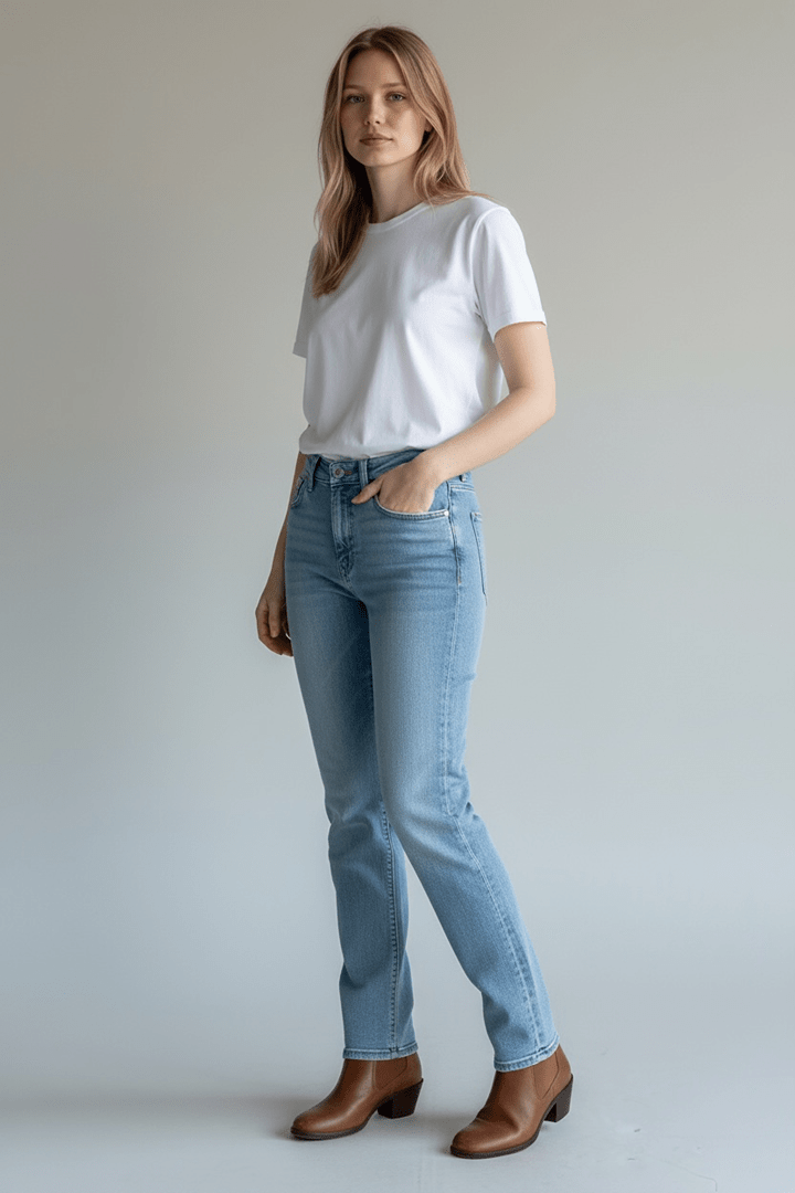 Jeans droit Zapa – S – Bleu – État : Neuf - BiWear