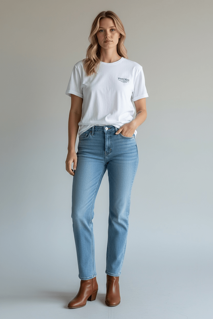 Jeans droit Zapa – S – Bleu – État : Neuf - BiWear