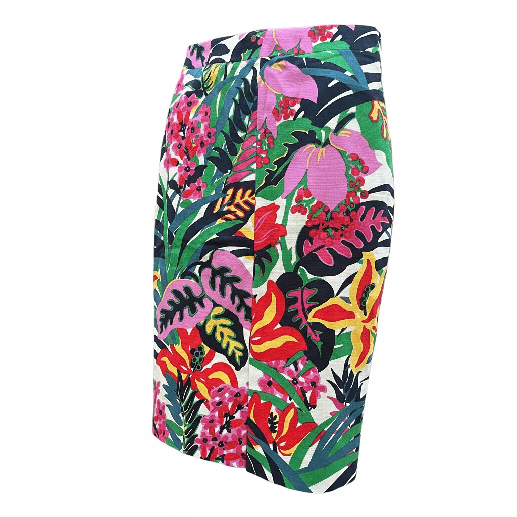 Jupe mi - longue J.crew – Xs – Fuchsia Multicolore – État : Neuf avec étiquette - BiWear