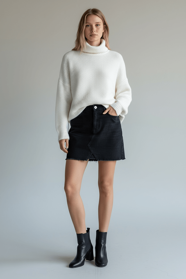 Mini - jupe Maje – Xs – Noir – État : Très bon - BiWear