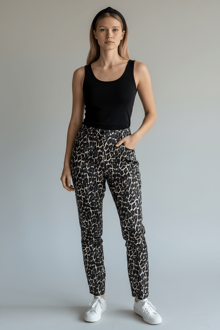 Pantalon droit Rinascimento – S – Noir/marron – État : Très bon - BiWear