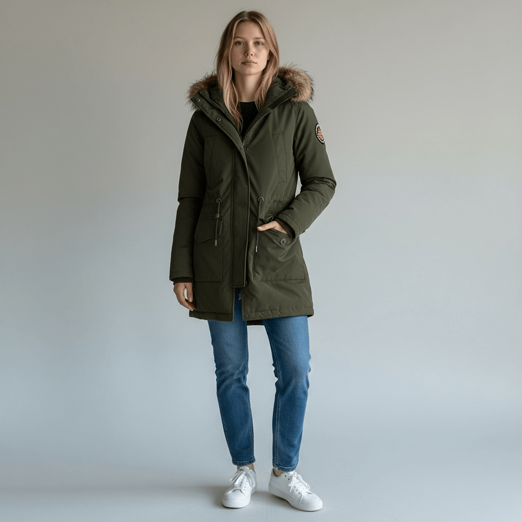 Parka Superdry – S – Kaki – État : Très bon - BiWear