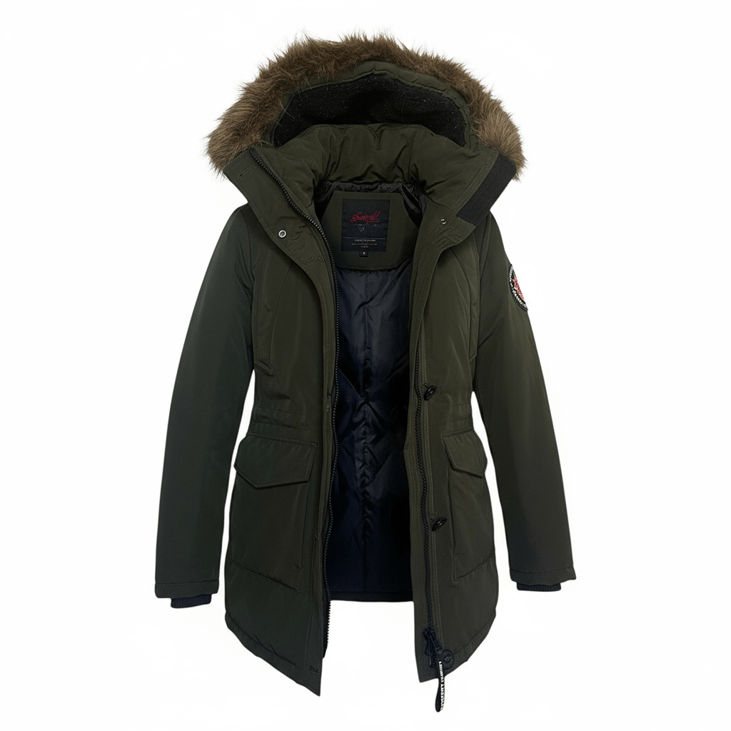 Parka Superdry – S – Kaki – État : Très bon - BiWear