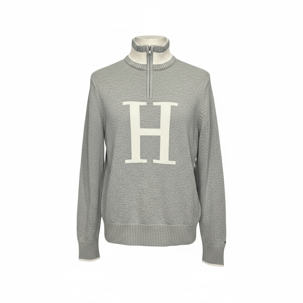 Pull Tommy Hilfiger – S – Gris – État : Très bon - BiWear