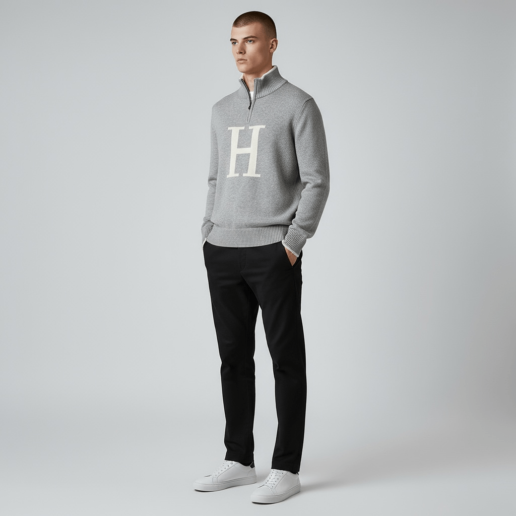 Pull Tommy Hilfiger – S – Gris – État : Très bon - BiWear