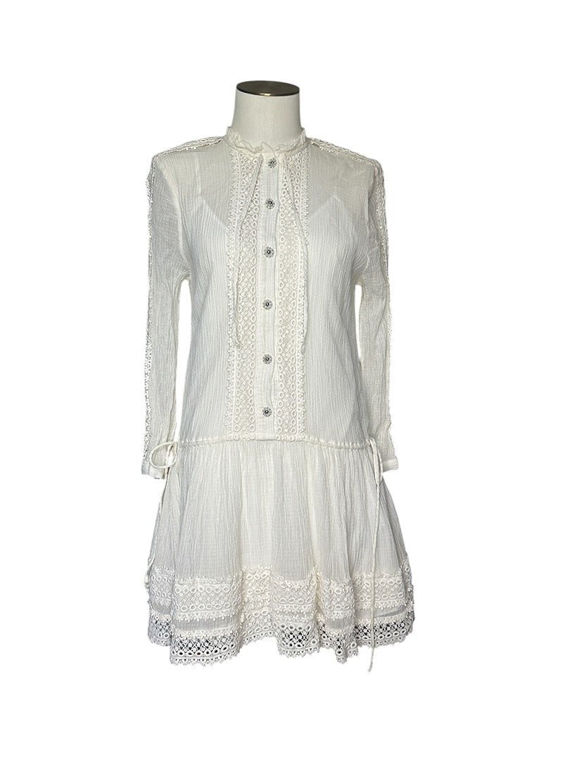 Robe casual The Kooples – S – Blanc – État : Très bon - BiWear