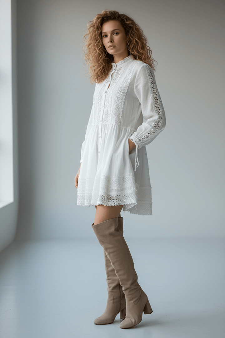 Robe casual The Kooples – S – Blanc – État : Très bon - BiWear