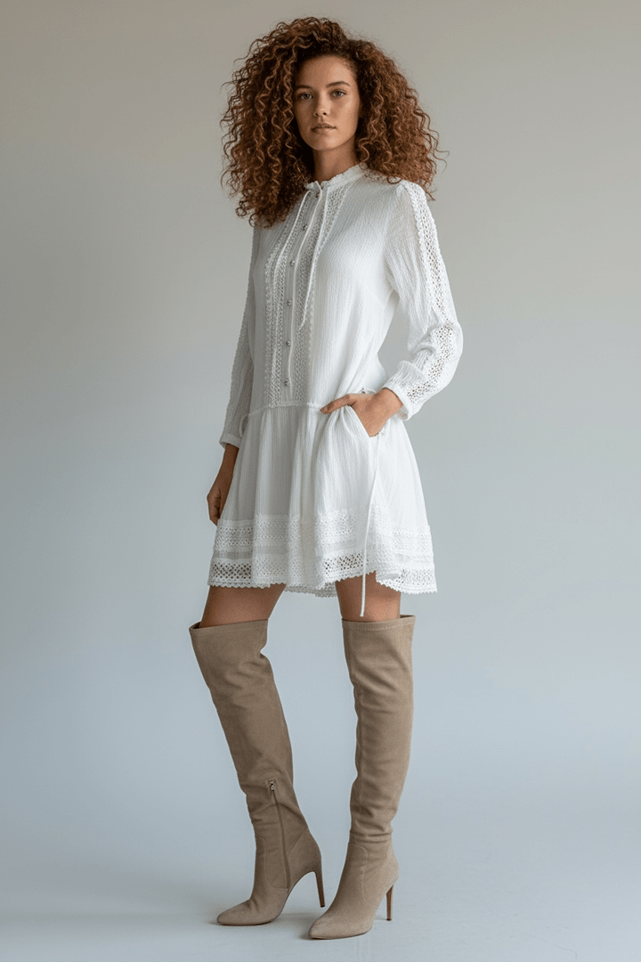 Robe casual The Kooples – S – Blanc – État : Très bon - BiWear