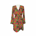 Robe casual Zara – S – Orange Multicolore – État : Neuf - BiWear