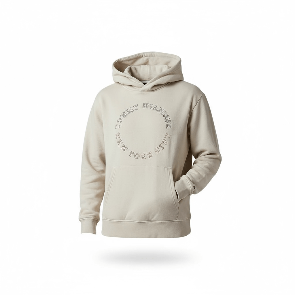 Sweat à capuche Tommy Hilfiger – Xl – Crème – État : Très bon - BiWear