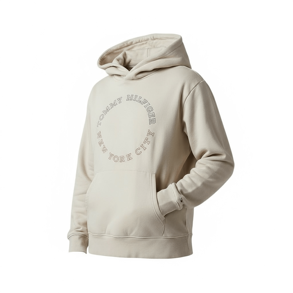 Sweat à capuche Tommy Hilfiger – Xl – Crème – État : Très bon - BiWear