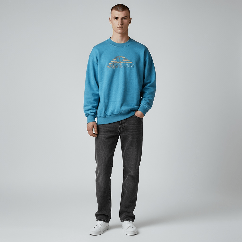 Sweats Yves Saint Laurent – M – Bleu – État : Très bon - BiWear