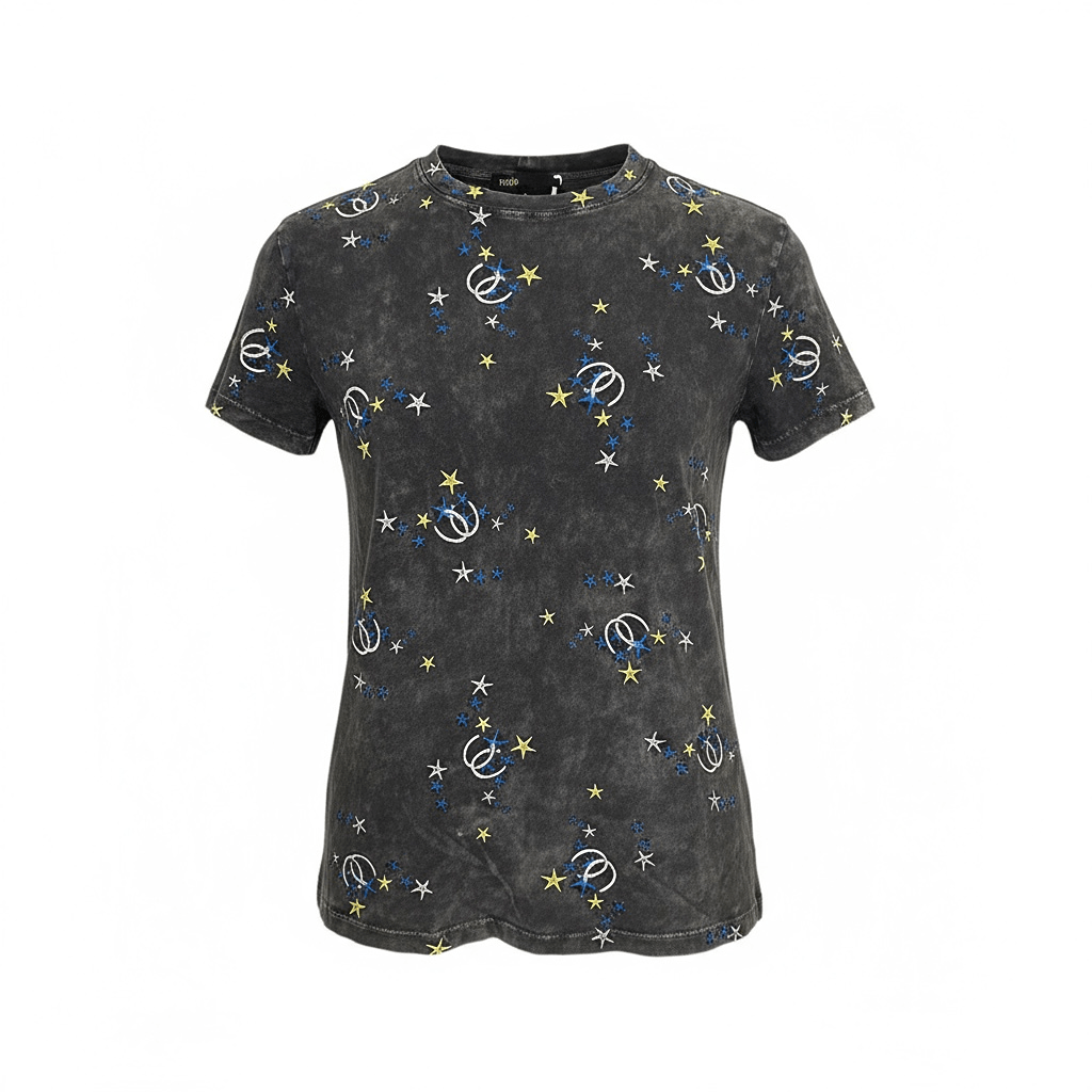 T-shirt Maje – S – Noir/gris – État : Excellent - BiWear