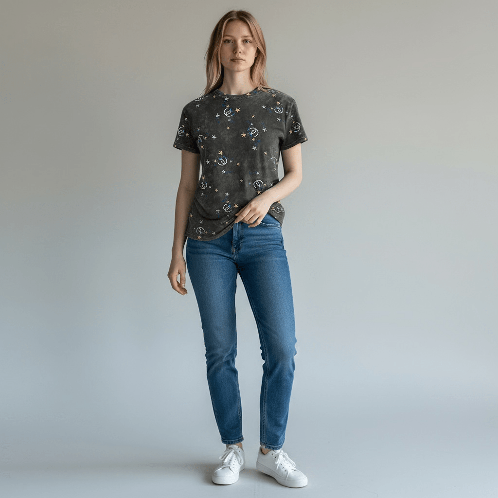 T-shirt Maje – S – Noir/gris – État : Excellent - BiWear