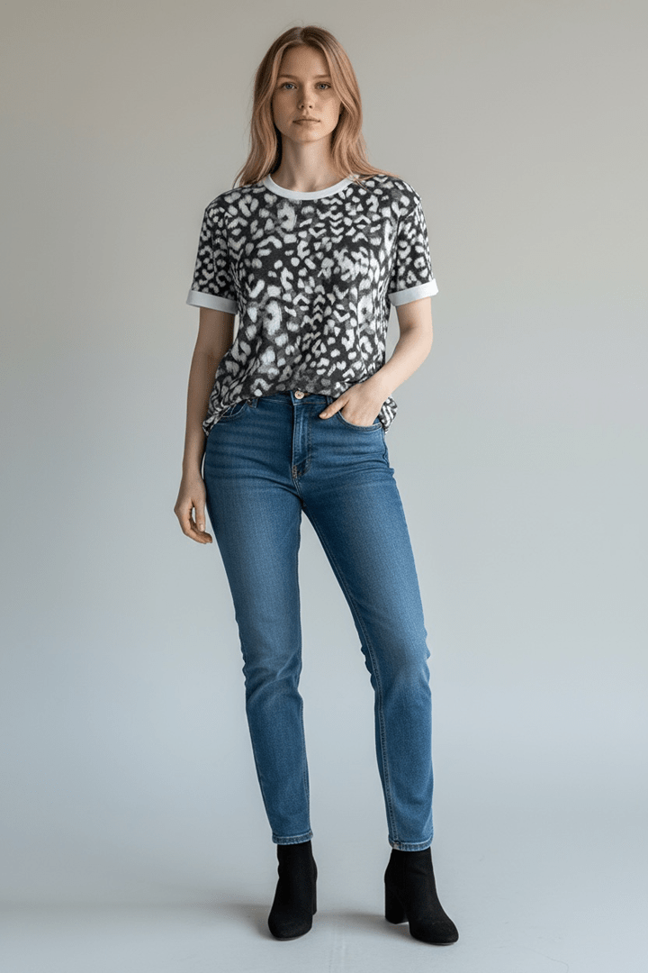T-shirt Sandro – S – Noir et Blanc – État : Excellent - BiWear
