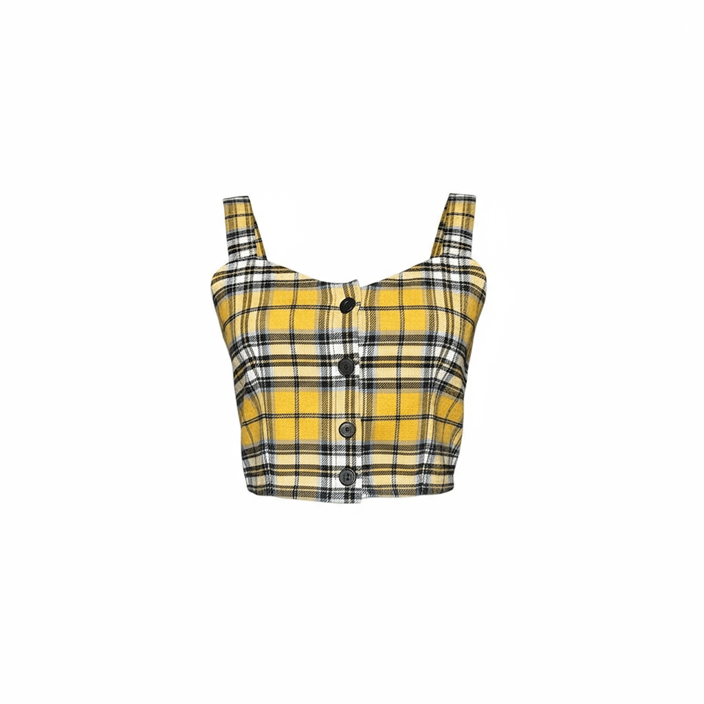 Top court Maje – S – Jaune – État : Neuf - BiWear